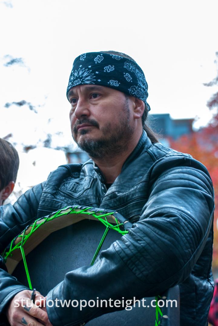 Seattle, Liberty or Death 2 Rally, December 1, 2018, This Native American Man Gave The Convocation