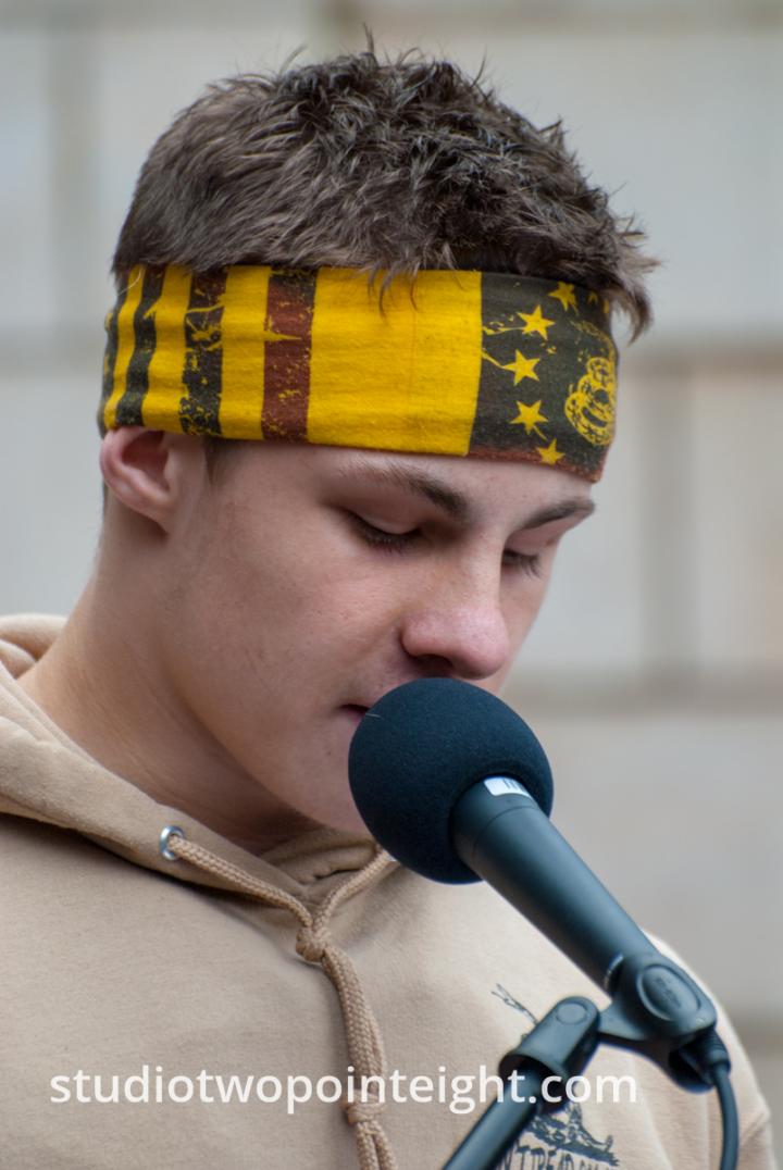 Seattle, Liberty or Death 2 Rally, December 1, 2018, A Young Jewish Member of Washington Three Percent Was Among The Speakers