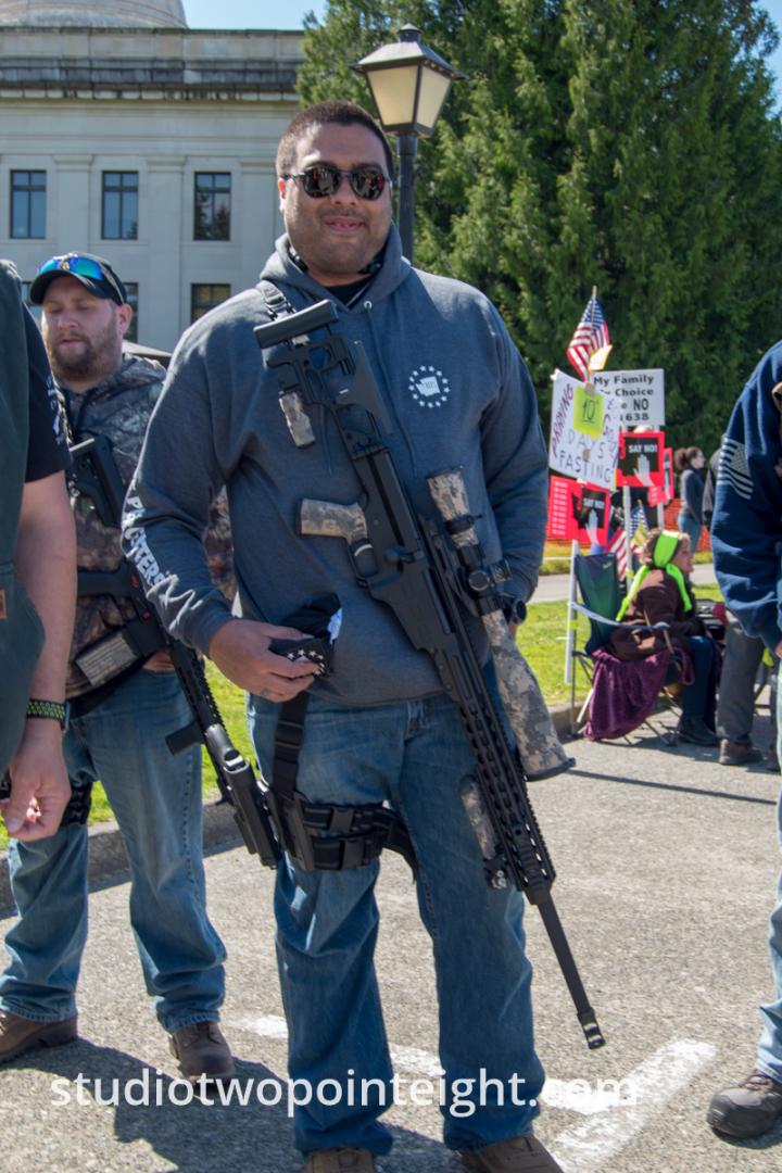 March For Our Rights 2.0, Gun Rights Rally, 2019 April 27, Olympia, Washington Tall Photos
