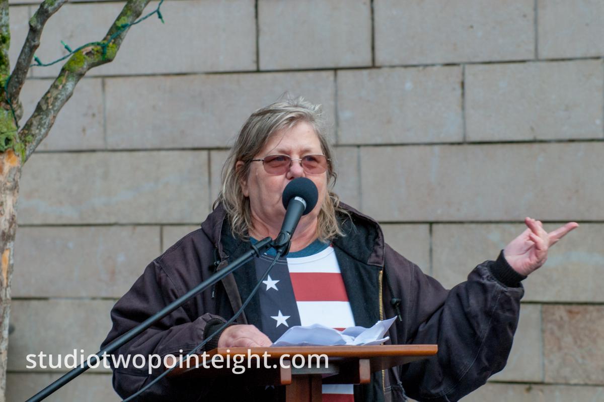 Seattle, Liberty or Death 2 Rally, December 1, 2018, Speaker Shari Dovale