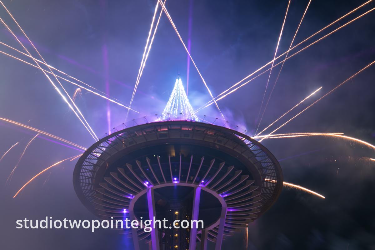 New Year's 2019 Space Needle