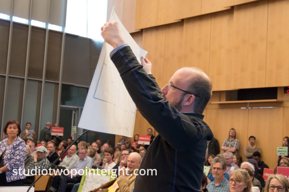 Seattle City Council, March 18, 2019, Real Estate Regulation, MHA, Mandatory Affordable Housing Ordinance, Signs and Placards
