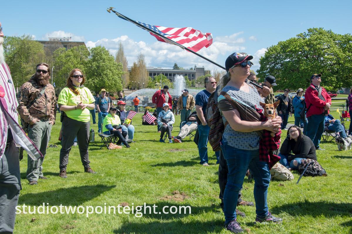 March For Our Rights 2.0, Gun Rights Rally, 2019 April 27, Olympia, Washington