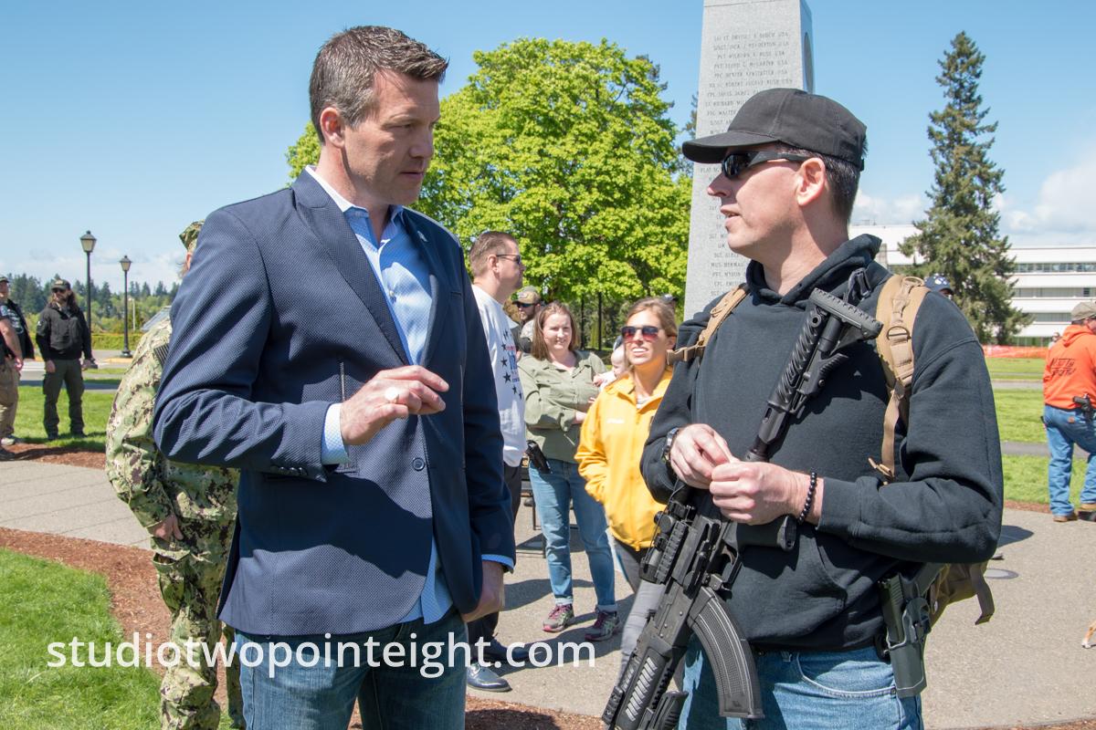 March For Our Rights 2.0, Gun Rights Rally, 2019 April 27, Olympia, Washington