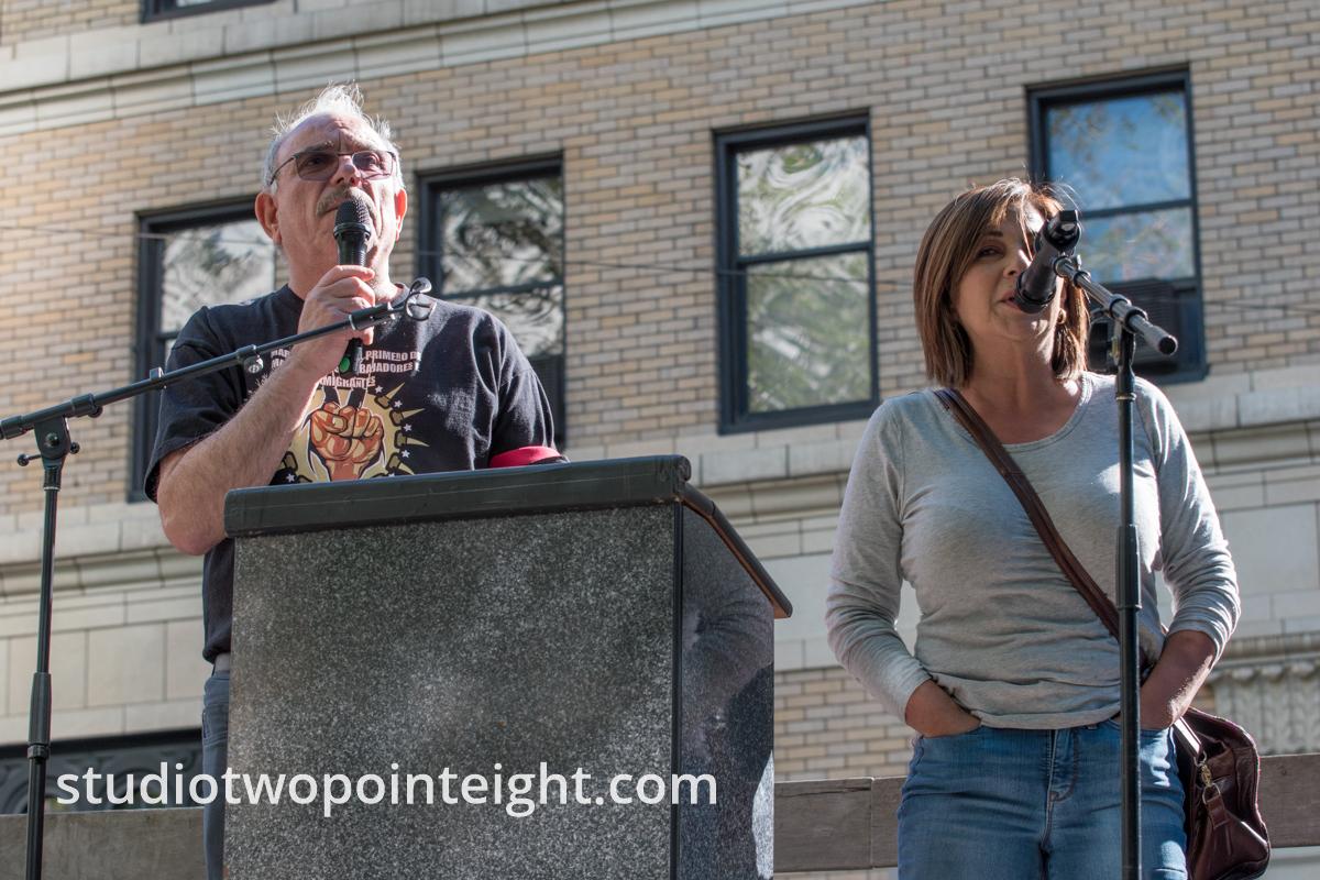 Seattle May 1, 2019 May Day Immigration Rally, Speakers At The Federal Courthouse