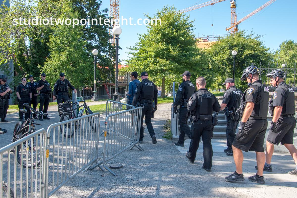 Studio 2.8, July 28, 2019, Seattle Liberty March, Asian Man Arrested by Seattle Police