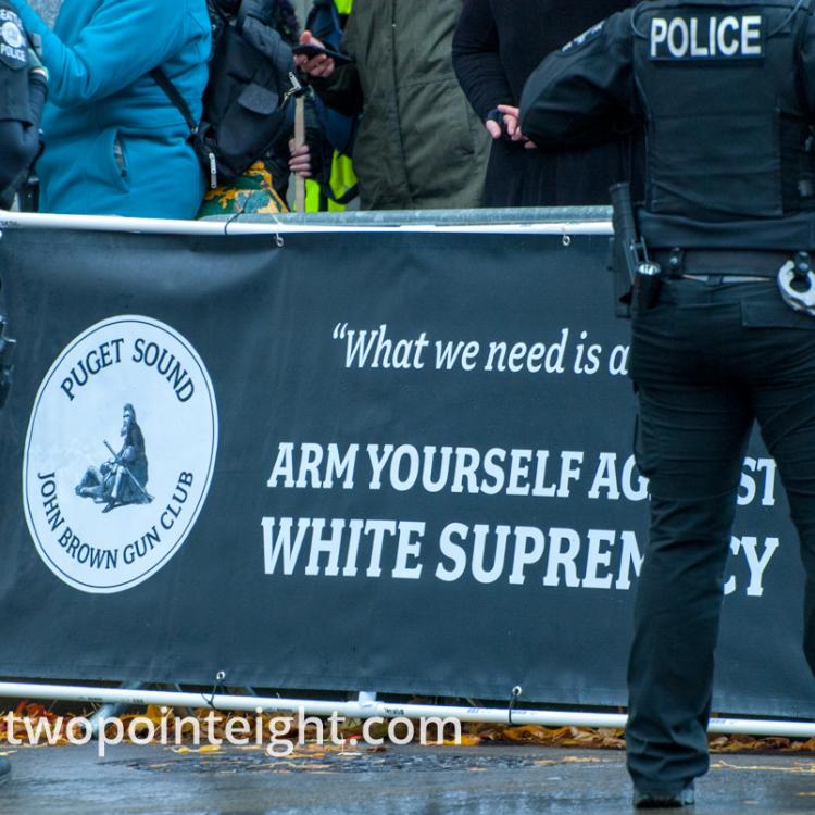 Seattle, Liberty or Death 2 Rally, December 1, 2018, Puget Sound John Brown Gun Club Attended