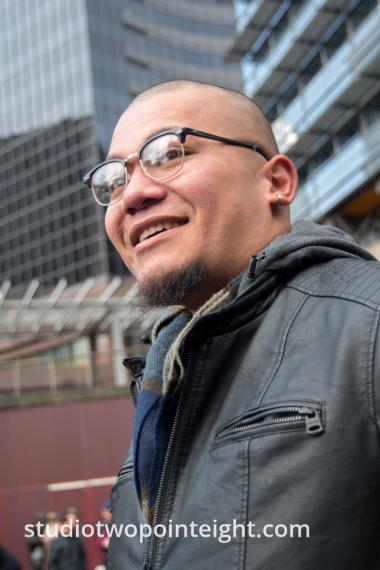 Tusitala (Tiny) Toese, December 1, 2018 At Liberty Or Death 2 Rally In Seattle